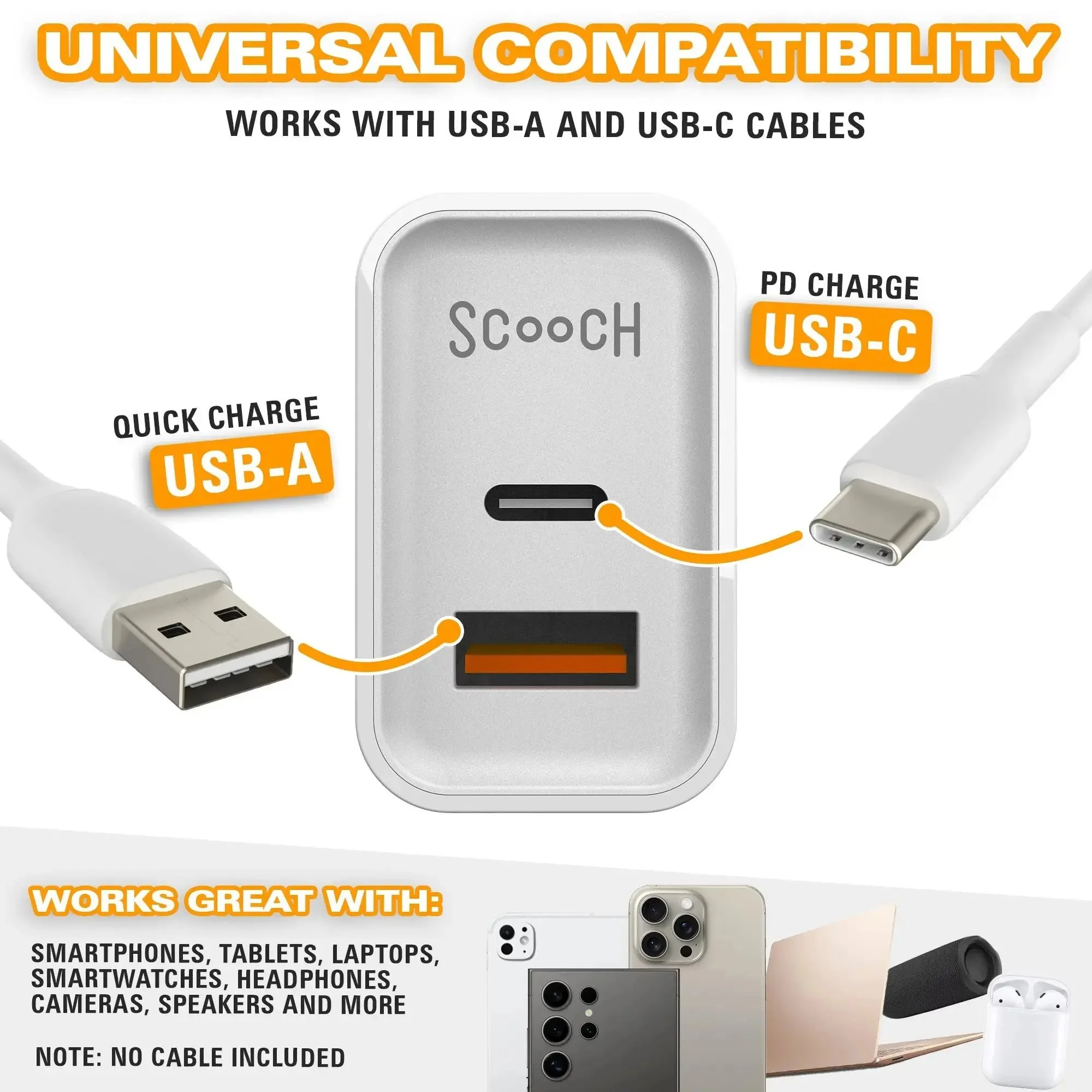JuicePlug - 20W Fast Charger with USB-A and USB-C Ports - Image 3