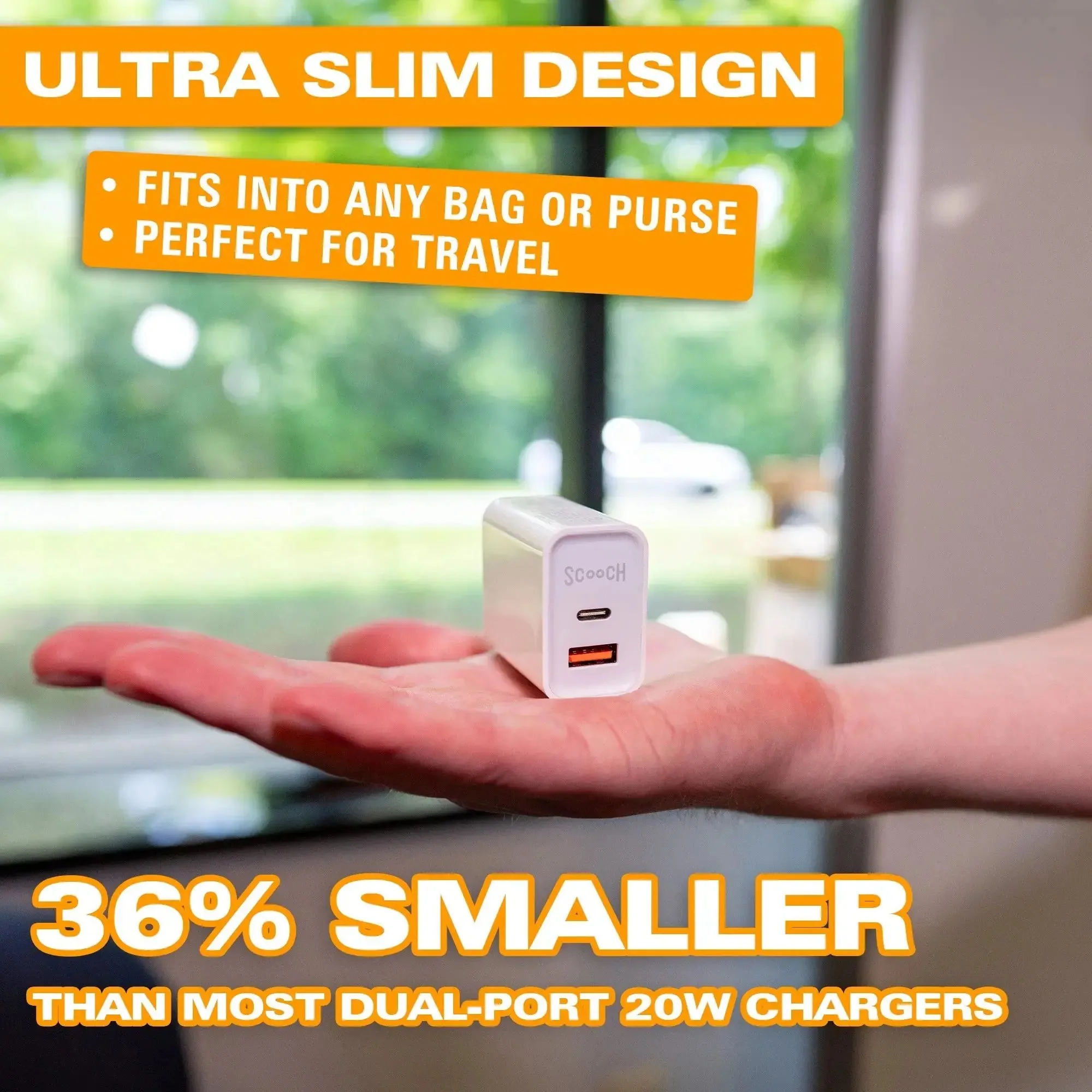 JuicePlug - 20W Fast Charger with USB-A and USB-C Ports - Image 6