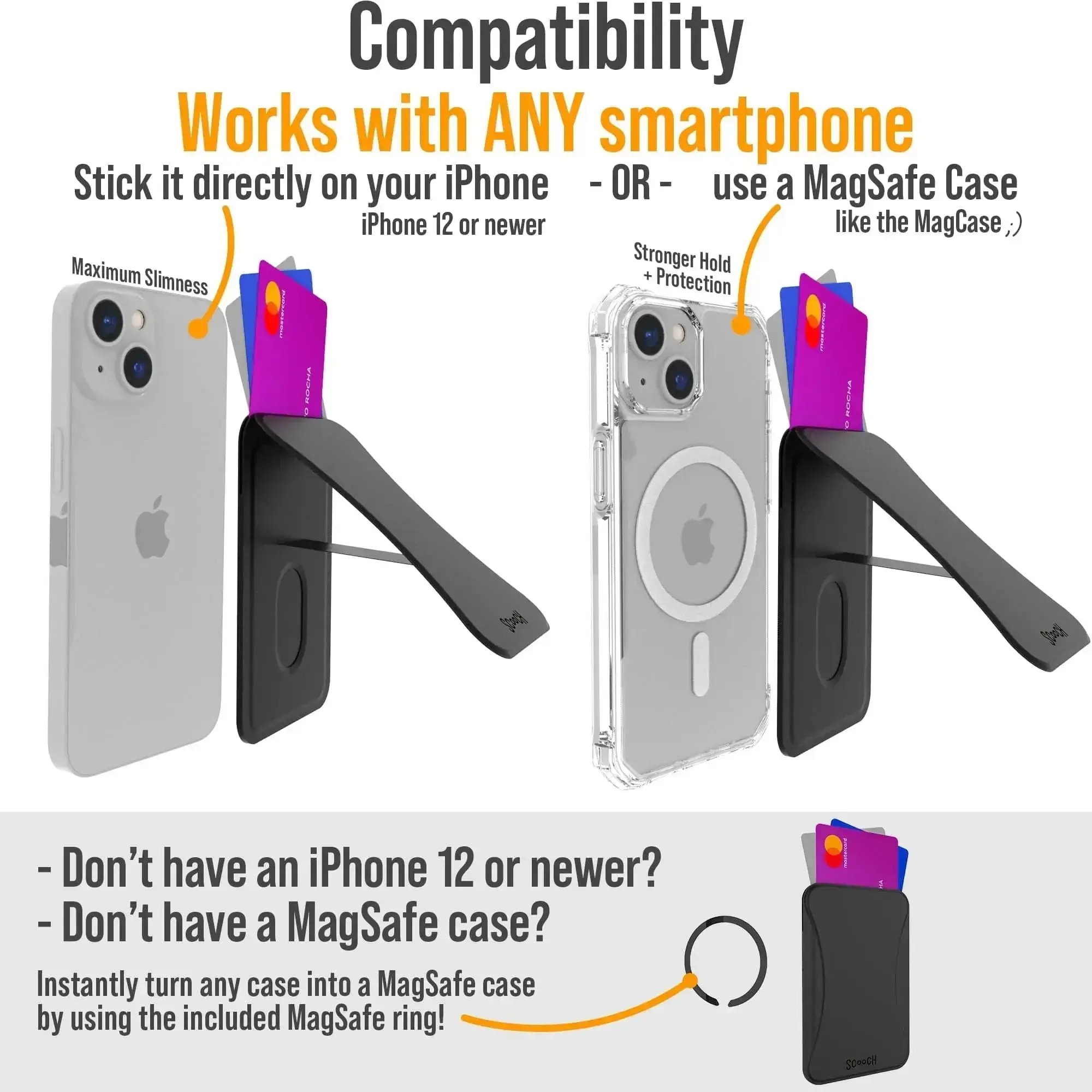 MagWallet 2.0 for MagSafe - Wallet, Grip, and Kickstand - Image 3